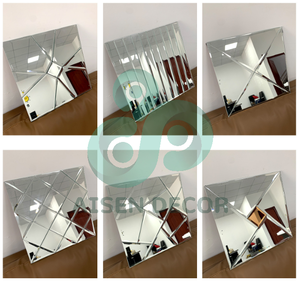 Carreau de Mosaïque en Verre Autocollant Économique Décor Mural 30x30cm Effet Miroir - Product Image 5