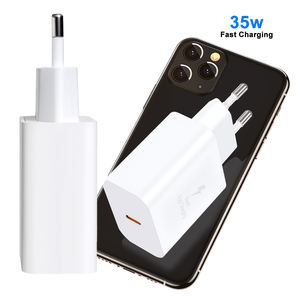 <span class=keywords><strong>Chargeur</strong></span> <span class=keywords><strong>rapide</strong></span> USB type-c de haute qualité 35W pour <span class=keywords><strong>iPhone</strong></span> <span class=keywords><strong>11</strong></span> 12 13 14 boîtier PC ignifuge Standard Wurlpean OVP PD 3.0 EU - Product Image 1
