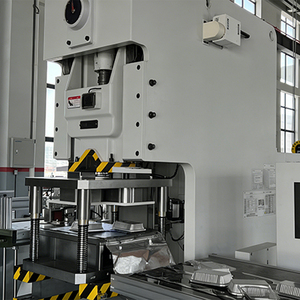 Aluminium <b>Foil</b> Food <b>Container</b> Making Machine JH21 with Automatic Feeding Machine Stacker Mould - Product Image 6