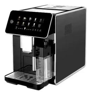 Cafetera Comercial Transfronteriza Tres en Uno Totalmente Automática con Molinillo, Espumador de Leche con Tanque y Espresso Italiano - Product Image 5