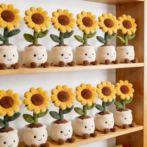 <span class=keywords><strong>Peluche</strong></span> personalizzati all'ingrosso, morbidi e soffici, a forma di girasole, giocattoli di <span class=keywords><strong>peluche</strong></span> per la decorazione della cameretta dei bambini - Product Image 1