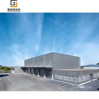 Almacén de Estructura de Acero Moderno, Ecológico y de Rápido Montaje, Nave de Almacenamiento Prefabricada Económica, Sin Columnas, de Alta Capacidad de Carga