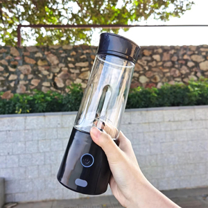 Nueva moda recargable inalámbrico Personal Mini tamaño naranja batido máquina rompehielos exprimidores licuadora para el hogar - Product Image 5