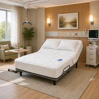 Base de lit électrique OKIN avec moteur silencieux, testée sur 20 000 cycles, inclinaison de la tête à 60° et des pieds à 30°, pour soins aux personnes âgées, vente en gros directe usine OEM