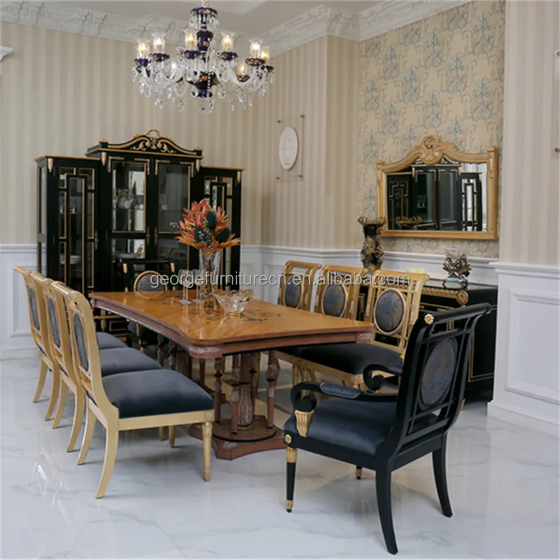 Ensembles de salle à manger de style français meubles de maison tables et chaises à manger chaise de salle à manger