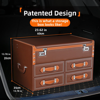Organiseurs de voiture, boîte de rangement pour voiture, organisateur d'intérieur de voiture, organisateur de voiture haut de gamme pour les essentiels de SUV