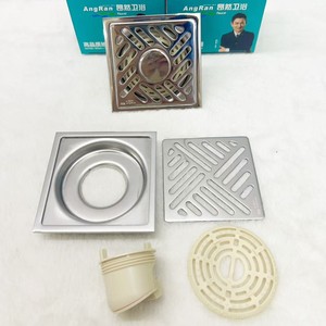 Drenaje de Piso de Acero Inoxidable 8001, 10x10, Antidesodorante, Doble Uso, Trampa para Lavabo de Baño - Product Image 4