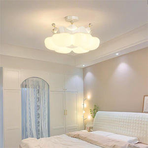 <span class=keywords><strong>Lampadario</strong></span> a LED a Forma di Corona Rosa, Luce a Spettro Completo <span class=keywords><strong>per</strong></span> Protezione degli Occhi, <span class=keywords><strong>Lampadario</strong></span> Principessa <span class=keywords><strong>per</strong></span> Camere da Letto di Bambine e Ragazze, Decorazione <span class=keywords><strong>per</strong></span> Camere dei Bambini - Product Image 2