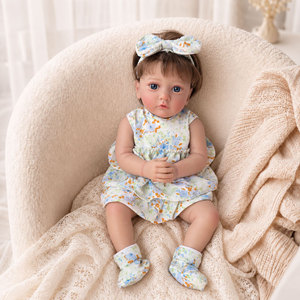 BAkwbwBY Poupée Reborn 20 Pouces Corps en Tissu Bébé Silicone Réaliste Fille Nouveau-Née ASTM F963 Jouet Enfant Vente en Gros - Product Image 1