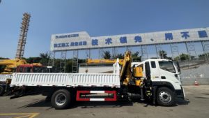 Faw foton 3ton משאית 4ton רכוב מנוף טלסקופי עבור חומר בנייה תחבורה ציוד מיוחד תחבורה - Product Image 5