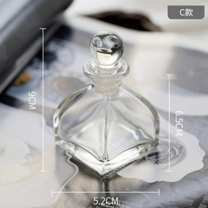 Bouteille en verre vide en gros avec couvercle hermétique, plusieurs spécifications, stock disponible pour l'aromathérapie, les parfums et les mini-liqueurs - Product Image 5