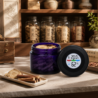 Emballage pour magasin d'herbes légales, conforme aux normes pour les fleurs, pot de stockage de 100 ml prêt à la vente au détail
