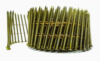 Clous en spirale métriques en acier de haute qualité avec tige filetée de 0,131 po pour palettes lourdes ou bobines de câbles