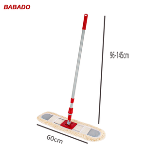 <span class=keywords><strong>Mop</strong></span> piatto professionale BABADO da 60 cm in cotone per la pulizia di pavimenti in hall, centri commerciali, hotel e ospedali - Product Image 2