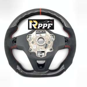 RPPF Volant de Direction Best-Seller Style Populaire pour <span class=keywords><strong>Volkswagen</strong></span> VW <span class=keywords><strong>Golf</strong></span> <span class=keywords><strong>8</strong></span> MK8 GTI <span class=keywords><strong>Golf</strong></span> <span class=keywords><strong>GTE</strong></span> 2020-2021 - Product Image 2