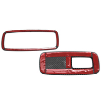 Pour Porsche 992 911 Turbo S Carrera Targa 4S GTS GT3 RS Dakar 2020 + couvercle de panneau de commutateur de lève-vitre accessoires en Fiber de carbone sec