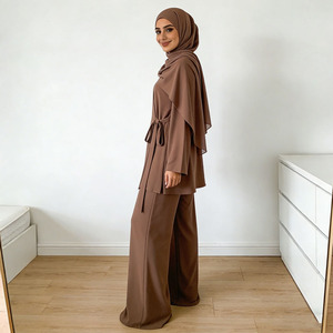 Traje de Baño Musulmán de Cuerpo Entero para Mujer, Burkini, Tela de Secado Rápido, Traje de Baño Modesto para Playa - Product Image 5