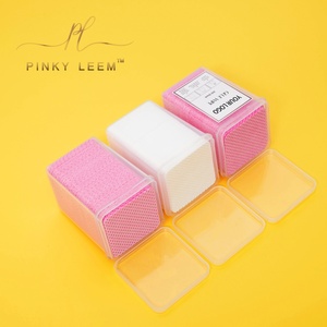 แผ่นสำลีเช็ดกาวต่อขนตา Pinky Leem OEM ปราศจากขุย สำหรับเช็ดกาวต่อขนตา - Product Image 5