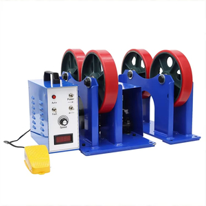 Supercnc 1 טון ריתוך סיבוב לחמניות עומס נושאת מתכווננת מעמד צינור תמיכה רולר - Product Image 1