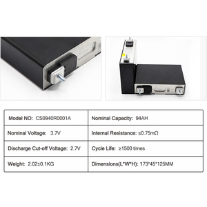 SDI Prismatic Li NMC แบตเตอรี่3.7V 100Ah 94Ah ชาร์จได้สำหรับ I3ยานพาหนะ - Product Image 3