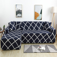 Housses de Canapé Extensibles pour Salon, Couverture de Canapé d'Angle Fauteuil, Housse Extensible Décoration Maison 1/2/3/4 Places Funda Sofa