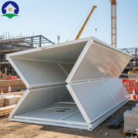 Maison préfabriquée pliable de haute qualité de 20 pieds et 40 pieds, extensible, de luxe, pour bureau, hôtel, camping, école