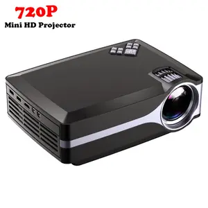 anker video proyektor Suppliers-Asli 720 P HD LED Proyektor Mini Ukuran Rumah Theater Film Video Proyektor LCD Projector