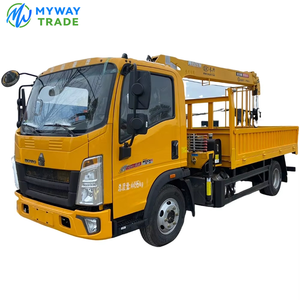 Кран-манипулятор HOWO 4X2, грузоподъемность 4 тонны, 5 тонн, <span class=keywords><strong>Unic</strong></span> 3 тонны, цена на кран на грузовом шасси - Product Image 1