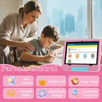 Tablette PC Android 10,1 pouces, processeur octa-core 2,0 GHz, 20 Go de RAM + 128 Go de stockage, appareil photo 8MP, Wi-Fi, antichoc, éducative