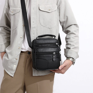 Bolso de Hombro de Cuero Genuino para Hombre 2026 - Bandolera Versátil para Negocios y Viajes Casuales para el Trabajo - Product Image 2