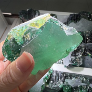 Wholesale Price Uncut Paraiba Green Cubic Zirconia <b>Gems</b> Material Raw <b>Stone</b> for <b>Gems</b> Cutting - Product Image 5