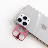 Protection d'objectif d'appareil photo de téléphone portable en métal, coque de protection d'objectif arrière pour smartphone