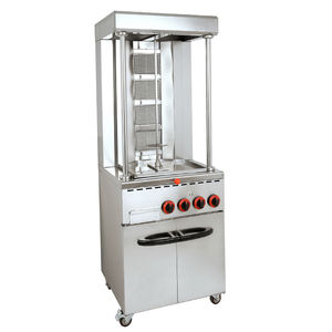Machine à <span class=keywords><strong>kebab</strong></span> rotative automatique à gaz verticale à tête unique, machine à griller le poulet shawarma - Product Image 5