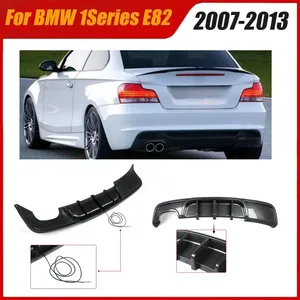 ดิฟฟิวเซอร์กันชนหลังสำหรับ 1Series E82 ปี 2007-2013 รุ่น M Sport สไตล์ Refit สปอยเลอร์ดิฟฟิวเซอร์ลิป ชุดแต่ง Body kits อะไหล่แต่งรถยนต์ - Product Image 1