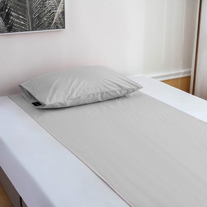 Sábana Individual Antiestática y Transpirable para Cama Plana, Moderna, con Bordado, 400 Hilos, de Algodón Ecológico para Hotel - Product Image 3