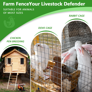 Tissu de quincaillerie 1/4 23ga galvanisé à chaud clôture de soudage rouleau de treillis métallique coupe personnalisée pour poulet lapin serpent cerf Cages - Product Image 5