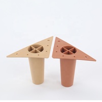 CE-Zertifiziertes 6,49 Zoll Holzmaserung ABS Schwerlast-Möbelbein Verstellbares Bett-Möbelbein für Küche Schlafzimmer Hotel Outdoor Wohnzimmer