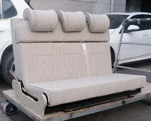 Ghế gấp ba lần bằng da và PU 3 người với giường mở rộng Neo Ghế trẻ em tương thích <span class=keywords><strong>Isofix</strong></span> - Product Image 5