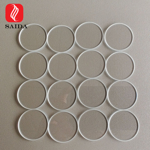 IK08 ferro basso 2mm 3mm 4mm faro trasparente LED vetro borosilicato Wafer con stampa - Product Image 2