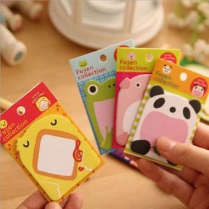 Kawaii Cartoon Animal Sticky Notes Cute Self-Adhesive Kraft Paper <b>Memo</b> <b>Pads</b> Portable Writing Art Stationery for School for - Product Image 6