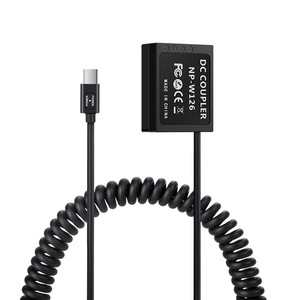 Relee NP-W126S <b>Dummy</b> Battery For Fujifilm XT1 X-S10 X-T3 X100V Type-C Fast Charging Power Supply - Product Image 4