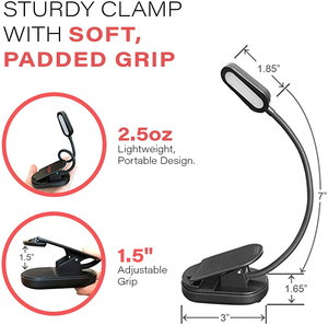 <span class=keywords><strong>Lampe</strong></span> de lecture LED moderne à clipser, rechargeable par USB, protection des yeux, flexible, <span class=keywords><strong>lampe</strong></span> de nuit pour l'étude - Product Image 4