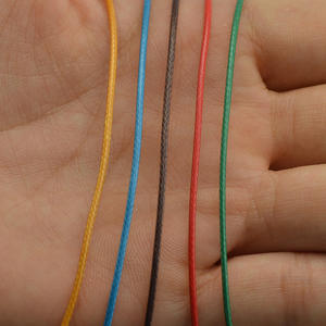 160M/Roll 1.0/1.5mm Waxed Cotton Cord Waxed Thread Cord String Strap Necklace Rope for Jewelry Making for <strong>Shamballa</strong> <strong>Bracelet</strong> - Product Image 2