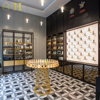 Vitrine de luxe en verre, présentoir de cosmétiques, meuble de design, prix d'usine
