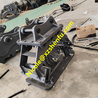 Attachements d'excavatrice de compacteur hydraulique de plat vibrant