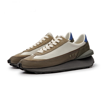 Chaussures de sport basses personnalisées pour hommes, style rétro, à lacets, pour la marche et le jogging