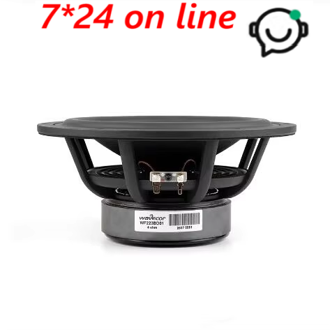 HF-023 HiFi Speakers 8.75 Inch Die Cast Alu Chassis Paper Cone Mid Woofer Speaker Driver Unit WF223BD01 4 Ohm 89.5dB 1pcs