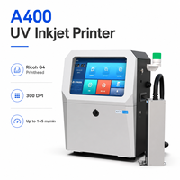 Cabezal de Impresión Ricoh G4 A400 UV Coder 300DPI de Alta Precisión 165m/min, Máquina de Impresión Industrial de Inyección de Tinta para Embalaje