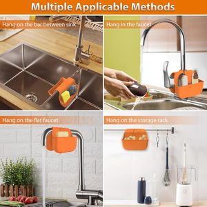 Support de cuisine en silicone suspendu, non pliable, de type crochet, pour <span class=keywords><strong>savon</strong></span> <span class=keywords><strong>liquide</strong></span> et éponge, décoratif - Product Image 5