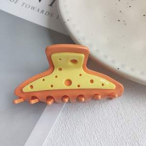 Nuevo queso color a juego ácido acético moda francés alta elegancia updo clip de agarre <span class=keywords><strong>grande</strong></span> mujeres pinza de pelo accesorios para el cabello - Product Image 2